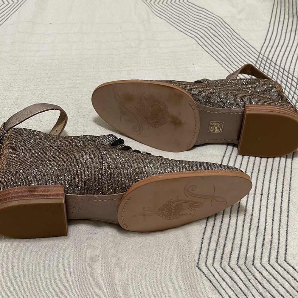 Free PEOPLE LUCCA OXFORD in METALLIC - Picture 9 of 14